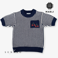 Gallery viewerに画像を読み込む, <MABLI> SHOPPING TEE - NAVY - DROP1