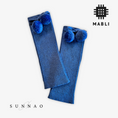 갤러리 뷰어로 이미지로드, <MABLI> POM-POM LEG WARMERS - DENIM
