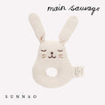 갤러리 뷰어로 이미지로드, <Main Sauvage> Bunny rattle - ecru