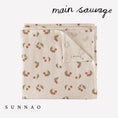 갤러리 뷰어로 이미지로드, <Main Sauvage> Muslin swaddle - CHERRY