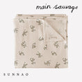 Load image into Gallery viewer, Main Sauvage Muslin swaddle - HOLLY FLOWERS