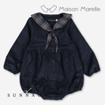 갤러리 뷰어로 이미지로드, 【オーダー会/送料無料】<Maison marelle> Romper ROI - velvet navy