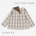 갤러리 뷰어로 이미지로드, 【オーダー会/送料無料】<Maison marelle> Shirt MONCEAU - beige tartan