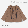 Gallery viewerに画像を読み込む, 【オーダー会/送料無料】<Maison marelle> Blouse CHAPTAL - brown houndsthooth
