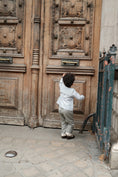 Load image into Gallery viewer, 【オーダー会/送料無料】<Maison marelle> Pants LEBON - velvet beige / sauge linen