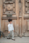 Load image into Gallery viewer, 【オーダー会/送料無料】<Maison marelle> Pants LEBON - velvet beige / sauge linen