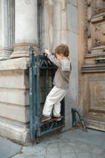 Load image into Gallery viewer, 【オーダー会/送料無料】<Maison marelle> Pants LEBON - velvet beige / sauge linen