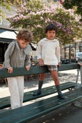 Load image into Gallery viewer, 【オーダー会/送料無料】<Maison marelle> Pants LEBON - velvet beige / sauge linen
