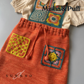 갤러리 뷰어로 이미지로드, <Misha&Puff>Crochet Afghan Pinafore - Gamberetto(2-6Y)-Misha&Puff-SUNNAO