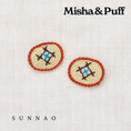 갤러리 뷰어로 이미지로드, <Misha&Puff> Cross Stitch Clip Set - Raffia