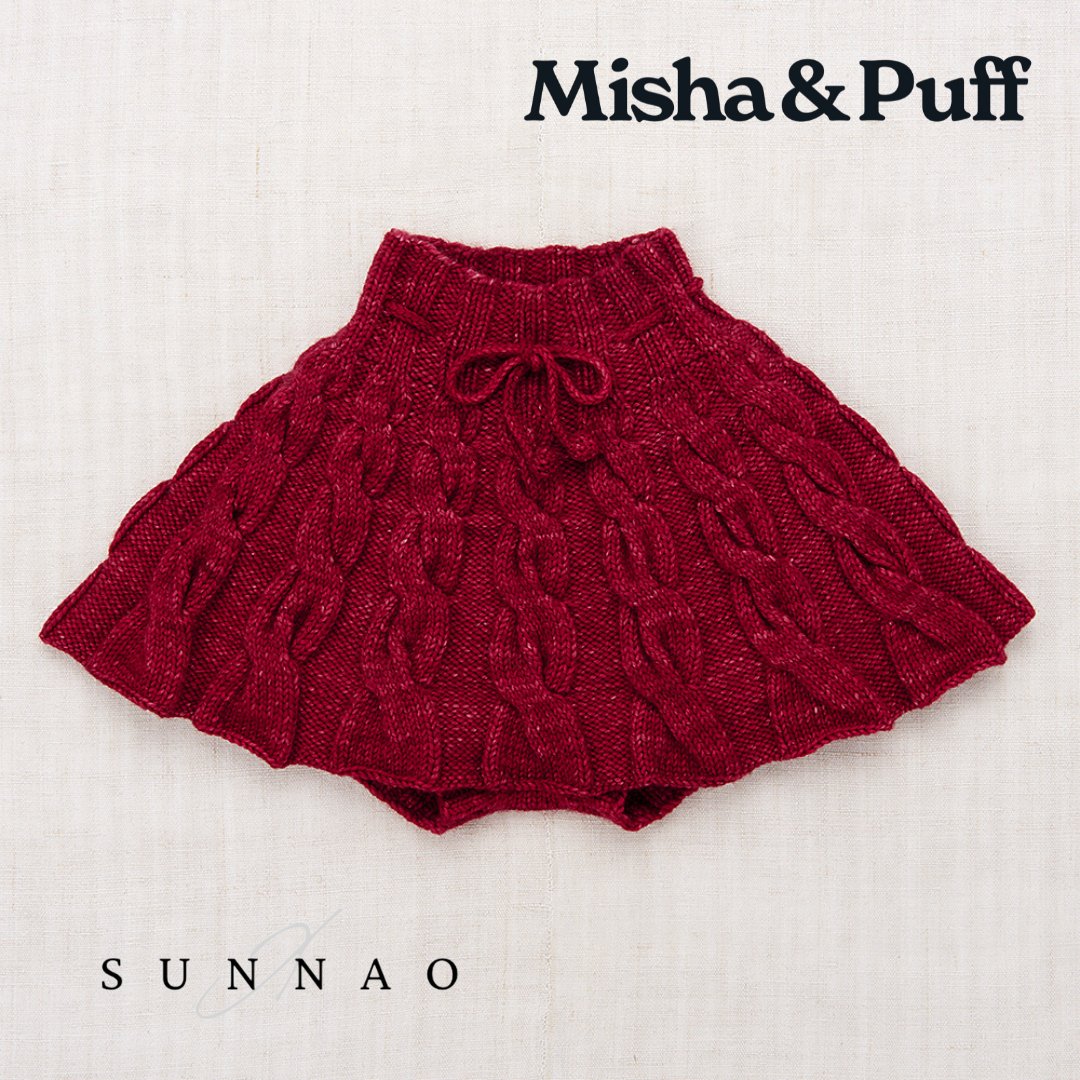 Misha & Puff / Cable Skating Skirt 6y