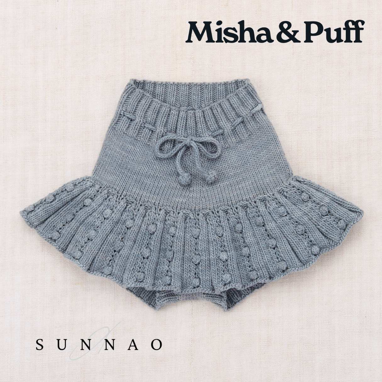 misha&puff ミシャアンドパフ 6y スケポン ニットスカート 【公式通販】