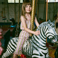 Load image into Gallery viewer, <Misha&Puff> RUFFLE PEDAL PUSHER - AURA VAQUERO STRIPE