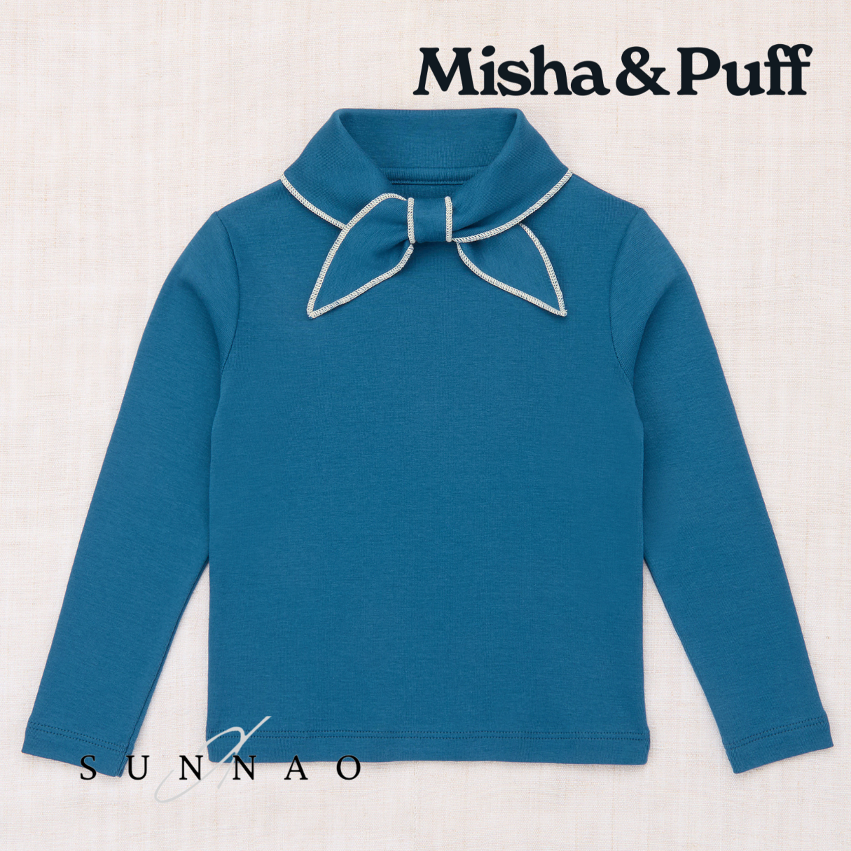 最終値下げMisha&PuffミーシャScout Top Blue Smoke Authorized Retailer] Overseas Children's Clothing Specialty Store