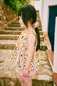 Load image into Gallery viewer, Misha&Puff Lottie Top - Frangipani Polka-Stripe