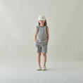 Gallery viewerに画像を読み込む, <Moun ten.> bicolor waffle tanktop - gray x charcoal