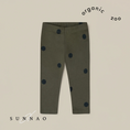 Load image into Gallery viewer, <Organic zoo>Olive Dots Leggings(6M-4Y)-Organic zoo-SUNNAO