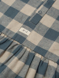 Load image into Gallery viewer, <Organic zoo> Fog Blue Gingham Field Dress