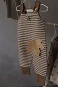 Gallery viewerに画像を読み込む, <Organic zoo> Chestnut Stripes Wool Salopettes