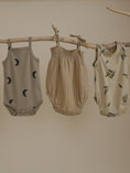 Load image into Gallery viewer, <Organic zoo> Grid Check Spaghetti Bodysuit Wheat (0M-12M)-Organic zoo-SUNNAO