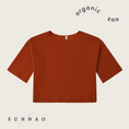 갤러리 뷰어로 이미지로드, <Organic zoo>Paprika Waffle Boxy Sweatshirt