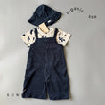 갤러리 뷰어로 이미지로드, 【予約】<Organic zoo> Navy Terry Cropped Dungarees-Organic zoo-SUNNAO