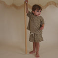 갤러리 뷰어로 이미지로드, <Organic zoo> Dusky Checkerboard Terry Rope Shorts (6M-4Y)-Organic zoo-SUNNAO