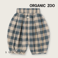 将图像加载到画廊查看器中, <Organic zoo> Fog Blue Gingham Lodge Pants