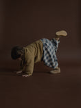将图像加载到画廊查看器中, <Organic zoo> Fog Blue Gingham Lodge Pants