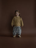 将图像加载到画廊查看器中, <Organic zoo> Fog Blue Gingham Lodge Pants