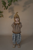 将图像加载到画廊查看器中, <Organic zoo> Fog Blue Gingham Lodge Pants