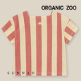갤러리 뷰어로 이미지로드, <Organic zoo> Tomato Stripes Square Neck T-Shirt - DROP1