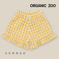 将图像加载到画廊查看器中, <Organic zoo> Honeycomb Gingham Frill Shorts - DROP1