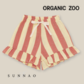 将图像加载到画廊查看器中, <Organic zoo> Tomato Stripes Frill Shorts - DROP1