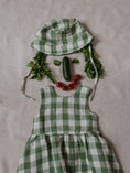 갤러리 뷰어로 이미지로드, <Organic zoo> Dill Gingham Bucket Sun Hat - DROP1