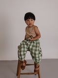 将图像加载到画廊查看器中, <Organic zoo> Dill Gingham Resort Pants - DROP1