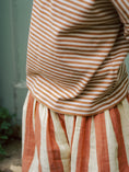 将图像加载到画廊查看器中, <Organic zoo> Copper Stripes Boxy T-Shirt - DROP1