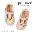 Load image into Gallery viewer, <Petit Nord>Peter Pan T-Bar - Wild Strawberries(EU24-EU27)-Petit Nord-SUNNAO