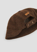 Gallery viewerに画像を読み込む, <Popelin> Mod.65.1 - Brown woollen bonnet with peak
