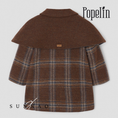 Load image into Gallery viewer, <Popelin> Mod.60.1 - Brown plaid woollen cape coat