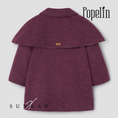 Load image into Gallery viewer, <Popelin> Mod.60.2 - Wine red woollen cape coat