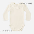 갤러리 뷰어로 이미지로드, <Quincy mae> RUFFLE COLLAR BODYSUIT NATURAL