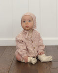 Gallery viewerに画像を読み込む, <Quincy mae> BUBBLE KNIT CARDIGAN DUSTY ROSE SPECKLE