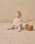 Gallery viewerに画像を読み込む, <Quincy mae> BUBBLE KNIT CARDIGAN NATURAL CONFETTI