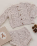 갤러리 뷰어로 이미지로드, <Quincy mae> KNIT CARDIGAN LILAC MIST