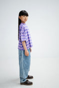Gallery viewerに画像を読み込む, <REPOSE AMS> 9. wide pant - acid blue
