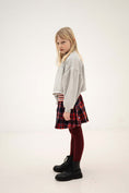 Gallery viewerに画像を読み込む, <REPOSE AMS> crop heart sweater -light mixed grey