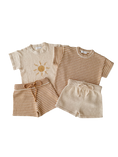 Gallery viewerに画像を読み込む, <Ziggy Lou> SHORTS - GOLDEN STRIPES(4Y-5Y)-Ziggy Lou-SUNNAO