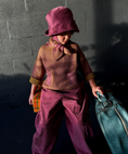 Load image into Gallery viewer, 【予約】<MABLI> FFYN SKATER SCARF - DAMSON/MOSS - DROP1