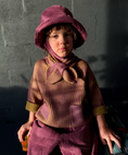 Load image into Gallery viewer, 【予約】<MABLI> FFYN SKATER SCARF - DAMSON/MOSS - DROP1
